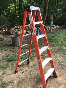 Werner 6 ft fiberglass step ladder