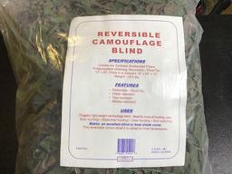 New reversible camouflage blind