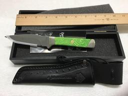 Puma knife with leather sheath