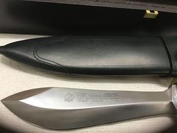 Puma knife with leather sheath