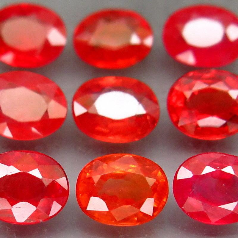 Natural  Red Sapphires  3.72 Carats