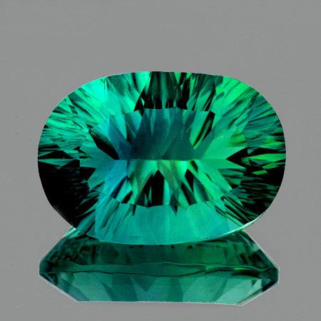Natural Emerald Green Blue Fluorite 16.91 Ct - VVS