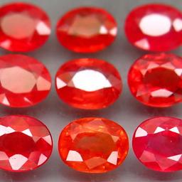 Natural  Red Sapphires  3.72 Carats