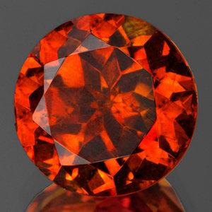 Natural Sunset Orange Sphalerite 10 MM - Flawless