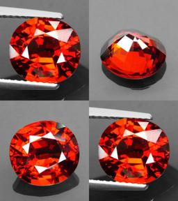 Natural Orange Spessartite Garnet 4.30ct - VVS