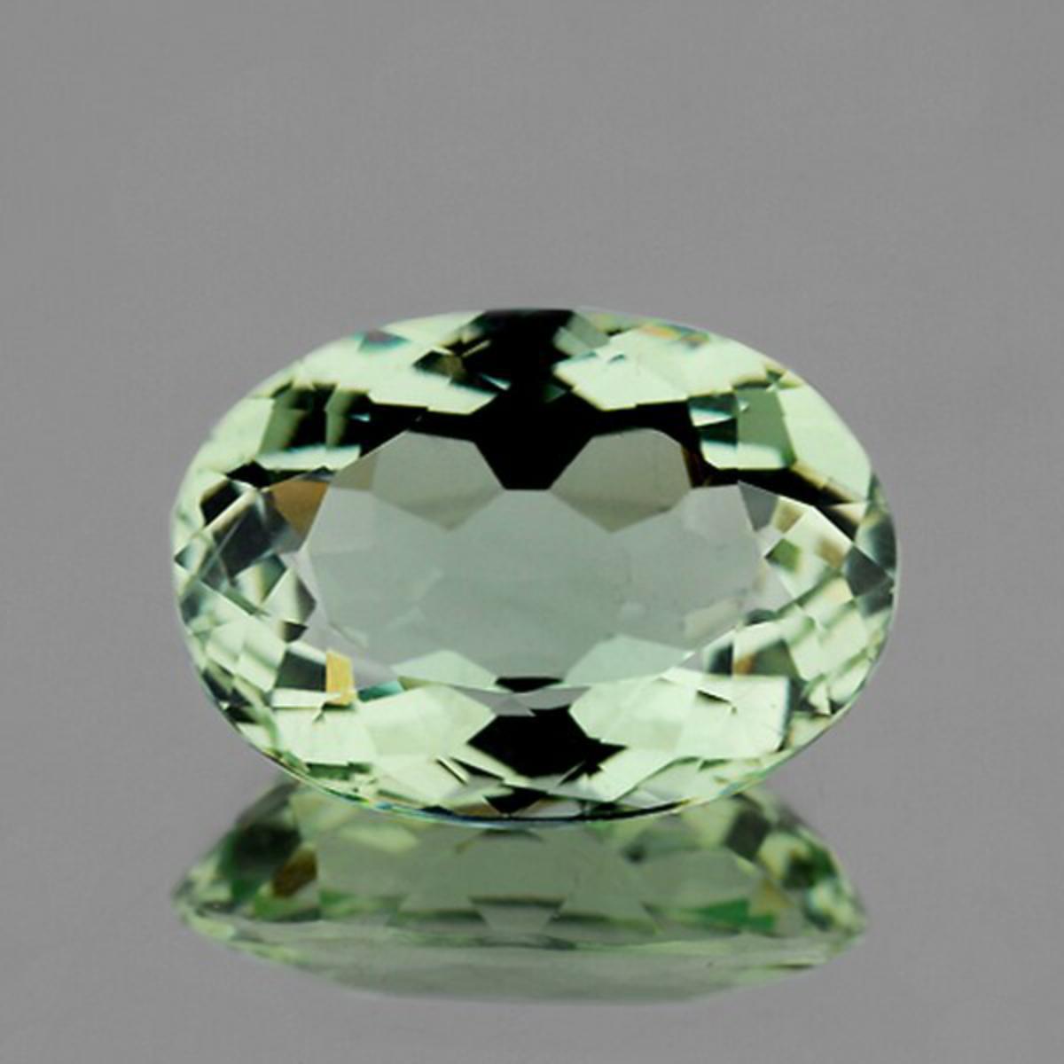 Natural Green Amethyst 14x10 MM [Flawless-VVS]