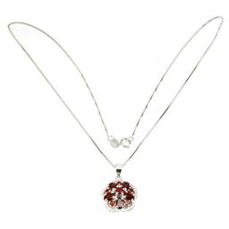 Natural  Mozambique Garnet Necklace