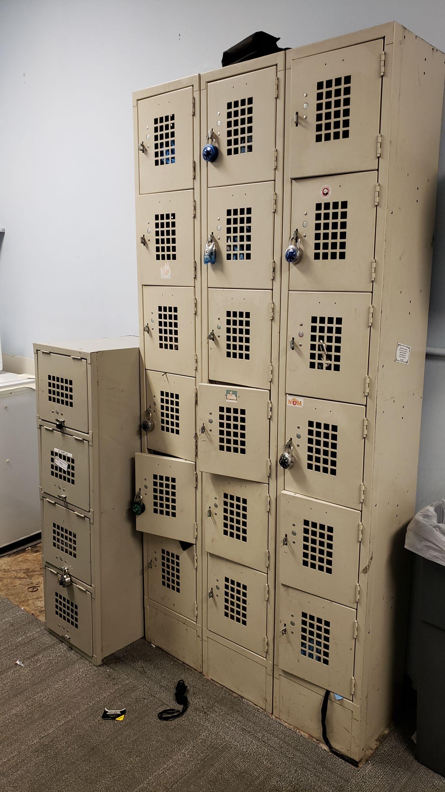 Set Of 6 Locker Doors