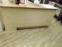 Wood Serving Counter