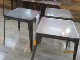 Set Of 3 Metal Bistro Tables
