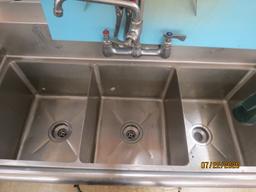 3 Basin Wash Sink.