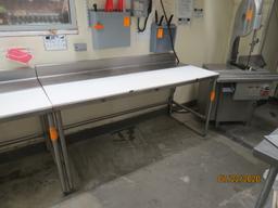 Set Of 2 Meat Prep Tables.