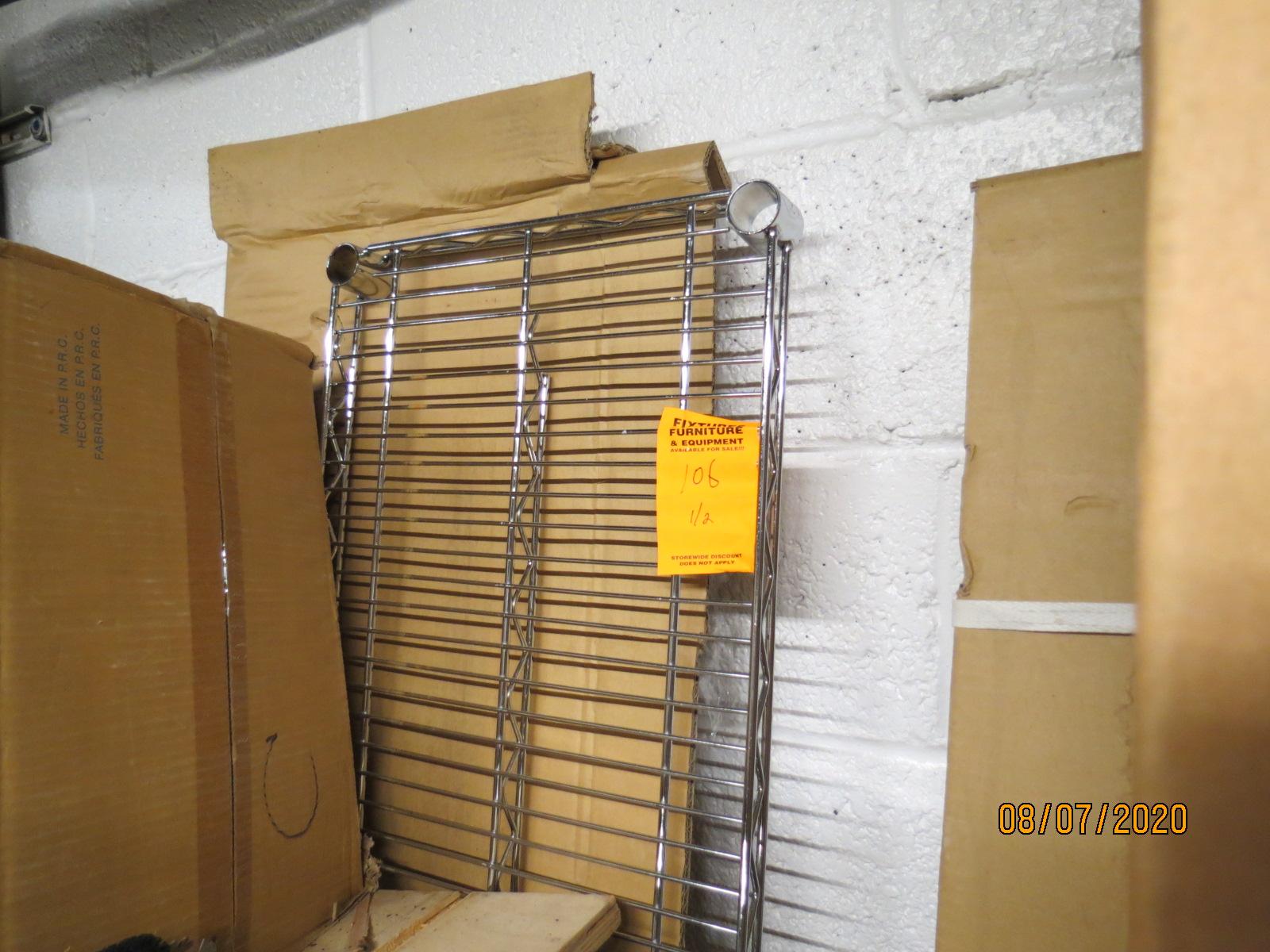 Set Of 2 Metro Rack Shelves