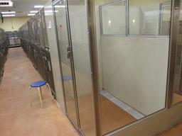 Double Sided Glass Enclosures With Door