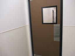 Single Swinging Door with Window