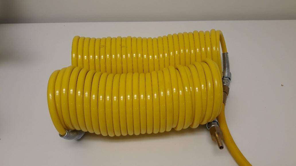 Coiled Air Hose - 1/4" x 25'