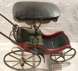 1860 - 1880 Joel Ellis Doll Carriage