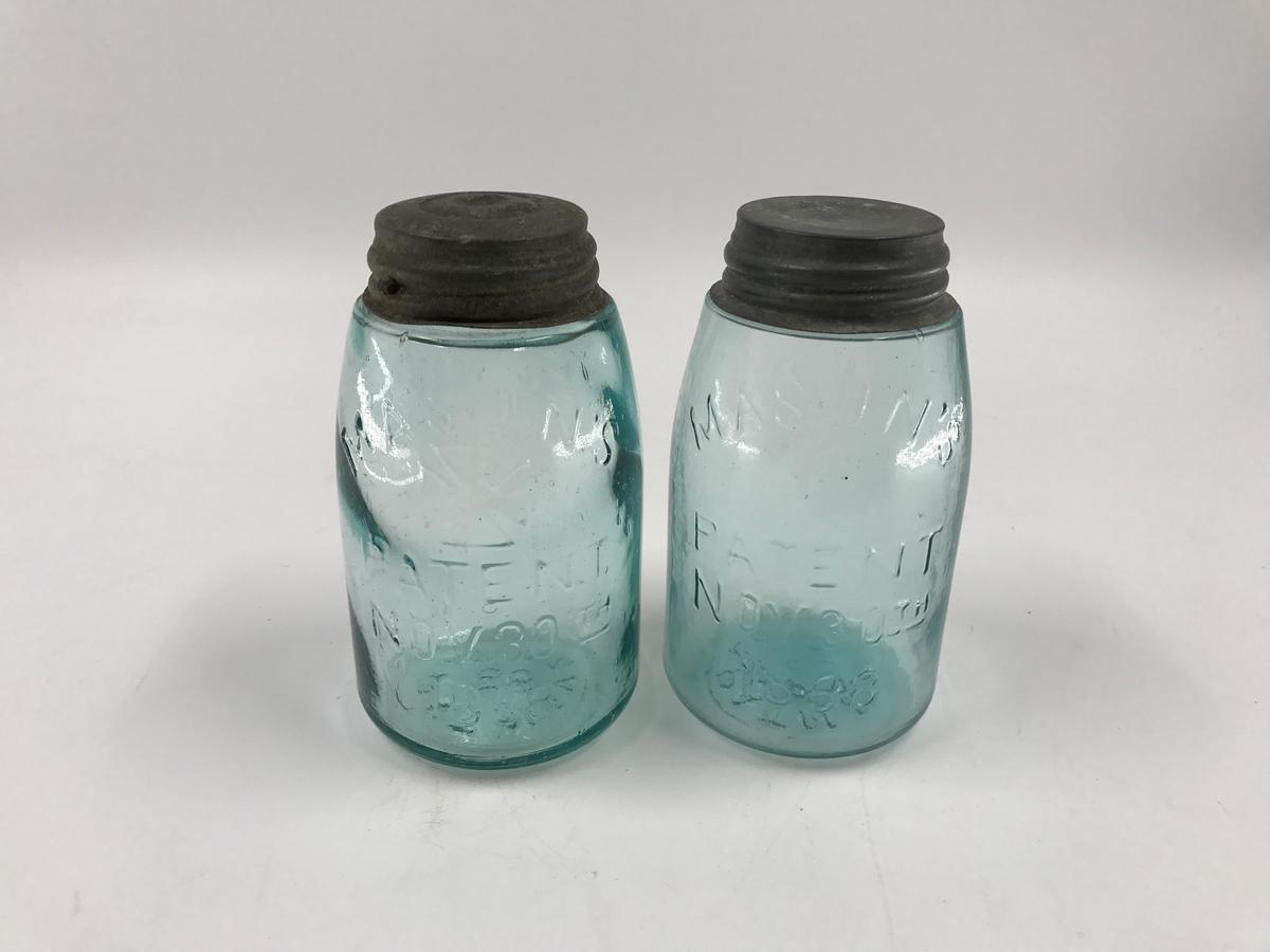 (2) Midget Mason Jars