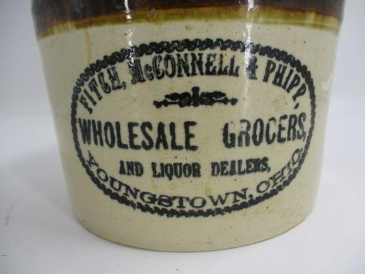 1 Gal. Advertising Fitch, McConnell & Phipp Wholesale Grocers Jug