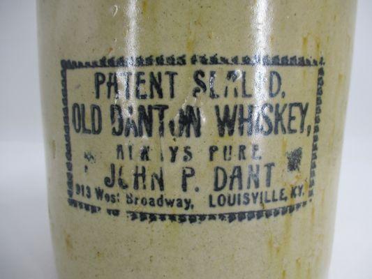 1 Gal. John P. Dant Advertising Jug - Old Danton Whiskey - Louisville, Ky