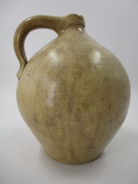 1 Gal. Salt Glaze Ovoid Jug - Orton & Fenton