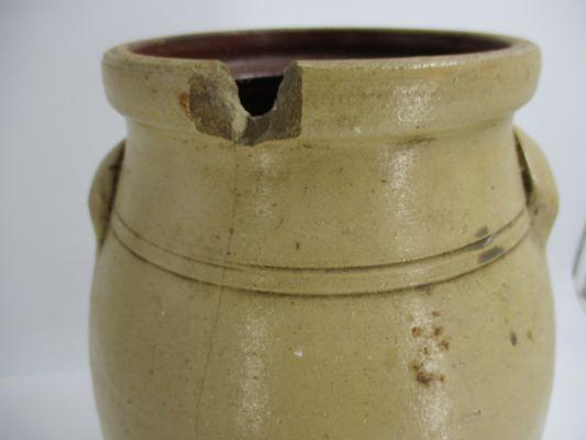 4 Gal. Decorated Eastern American Salt Glaze Churn