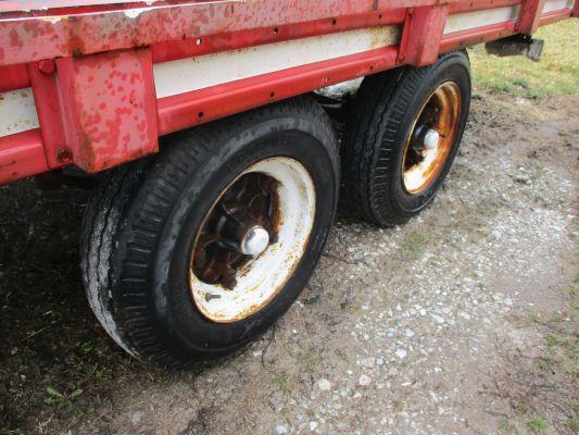 12' x 8' Homemade Tandem Axle Trailer