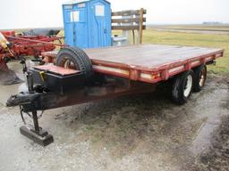 12' x 8' Homemade Tandem Axle Trailer