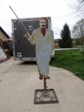 Colonel Sanders Upright Weathervane Sign