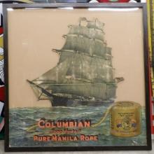 Columbian Manila Cardboard Rope Sign