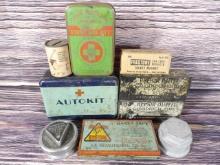 Lot of Automotive Tins and Memorabilia