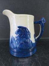 8" Stoneware Sleepy Eye Pitcher