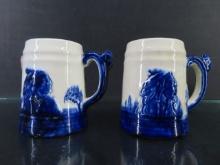 Lot of (2) Western Stoneware Co. Sleepy Eye Mugs