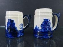 Lot of (2) Western Stoneware Co. Sleepy Eye Mugs