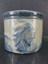 Sleepy Eye Stoneware Butter Crock