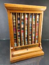 J.&P. Coats General Store Spool Cabinet