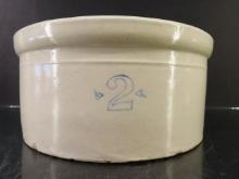 No. 2 Stoneware Butter Churn