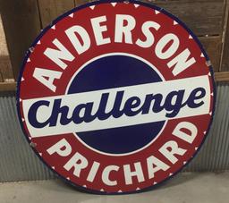 Porcelain Anderson Prichard Challenge Gas Station Sign