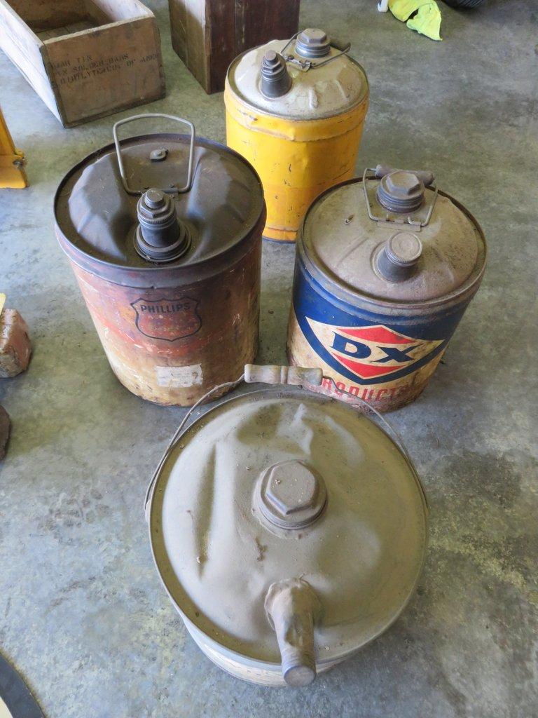 Misc. Vintage Gas Cans