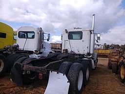 1998 PETERBILT 385 T/A DAY CAB TRUCK TRACTOR, CAT 10.3L, MANUAL TRANS, A/R SUSP, A/S 5TH WHEEL, 166'