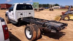 2008 FORD F550XL SD CAB & CHASSIS, 6.4L POWERSTROKE, A/T, ****INOP****MDOT**** VIN/SN:1FDAF56R28EA69