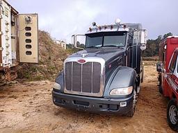 2008 PETERBILT 386 T/A SLEEPER TRUCK TRACTOR, 14.9L CUMMINS, EATON FULLER 9 SPD, A/R SUSP, 12K/36K,