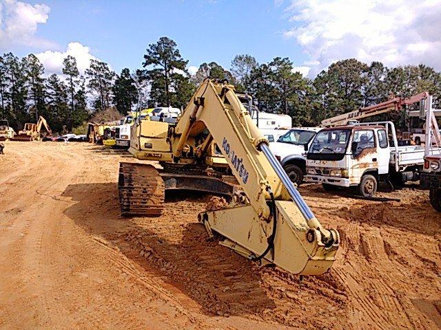 2006 KOMATSU PC200LC-7 HYDRAULIC EXCAVATOR, A/C CAB, 9' 8'' STICK, NO BKT, 31.5'' TBG, ****INOP****