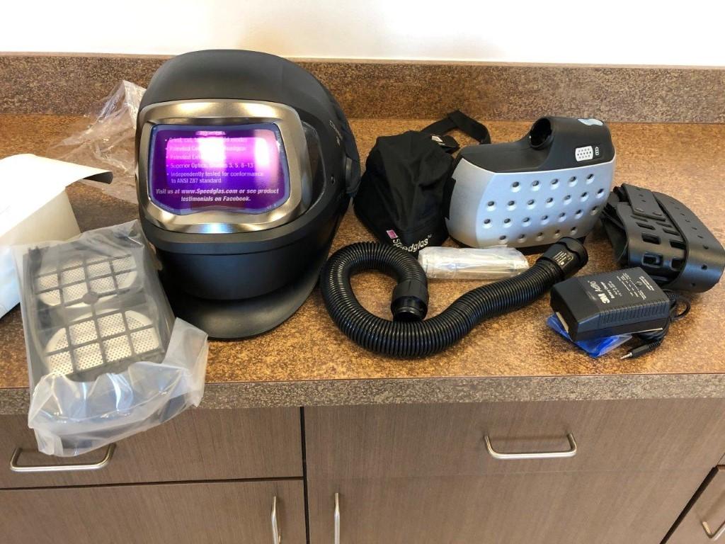 SPEEDGLAS WELDING HOOD MODEL 9100 FX, QTY (1), AS-IS--OPERATING CONDITION