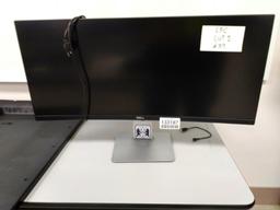 DELL CURVED SCREEN COMPUTER MONITOR, QTY (1), AS-IS -- OPERATING