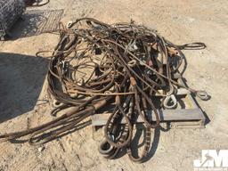 QTY OF WIRE ROPE SLINGS