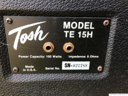 TOSH MODEL TE15H AMPLIFIER, 100 WATTS, S/N:027789