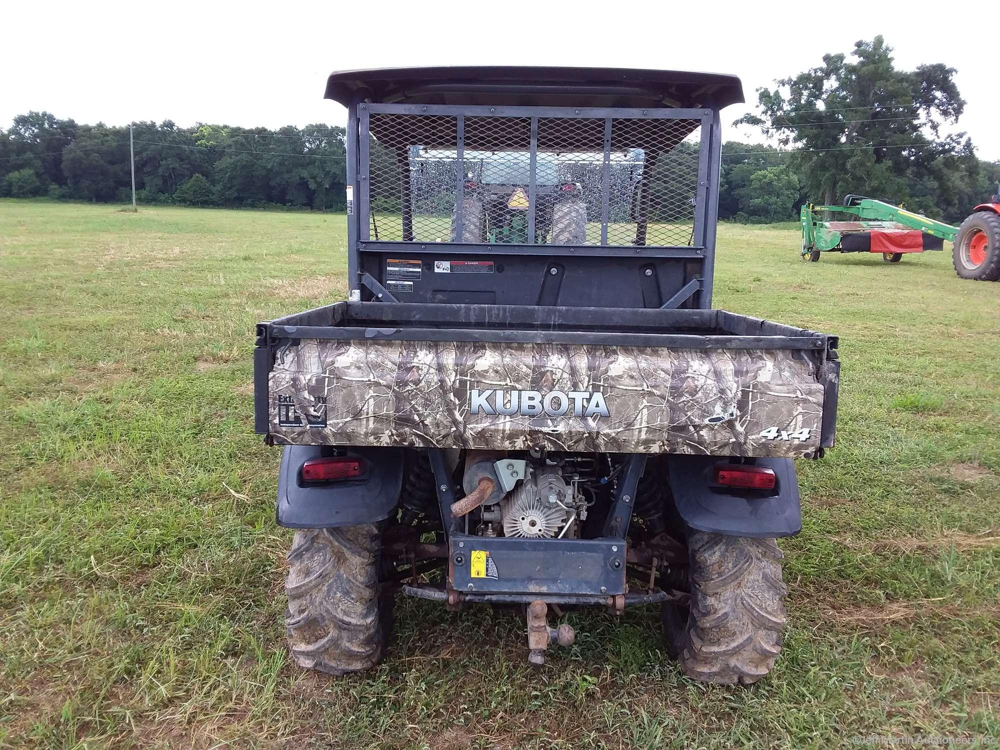 2016 KUBOTA RTV-X1120D SN: 18780