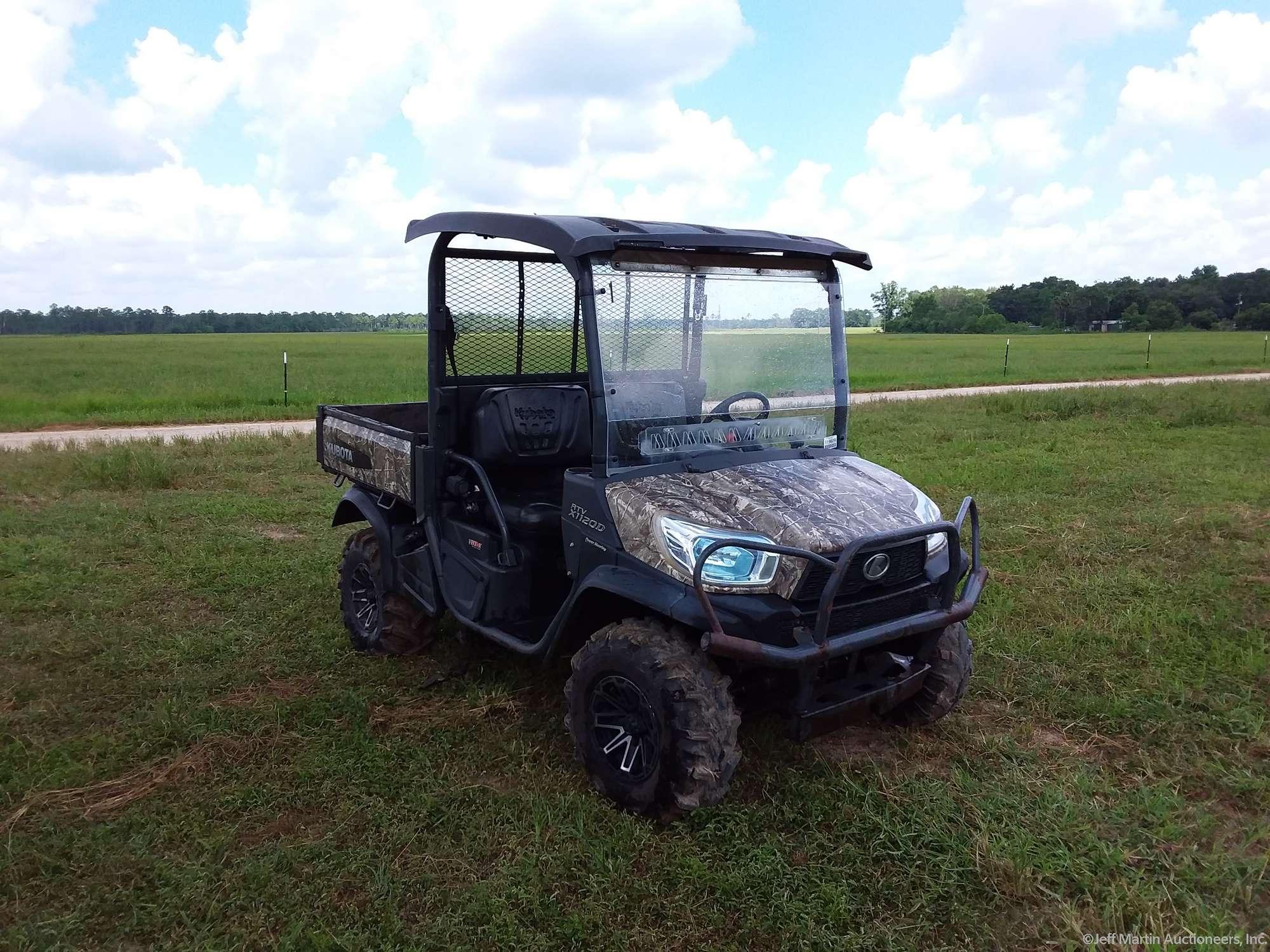 2016 KUBOTA RTV-X1120D SN: 18780