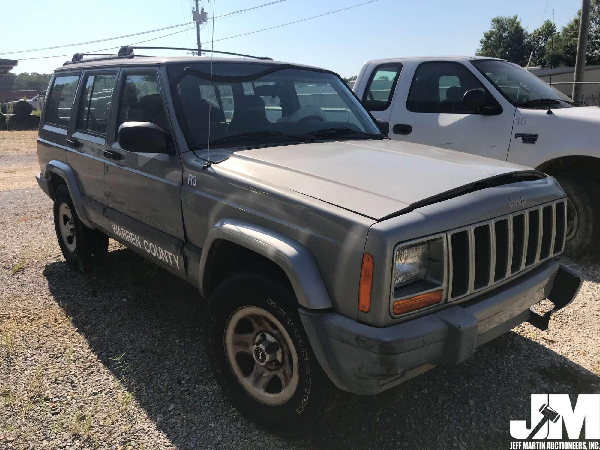 2001 JEEP CHEROKEE VIN: 1J4FT48SX1L554784